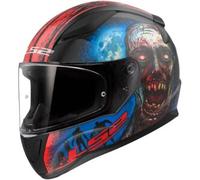 §Casco Integrale LS2 FF353 Rapid II Zombie Nero-Rosso§