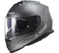 LS2 FF800 Storm II Solid Casco, argento, taglia S per maschi