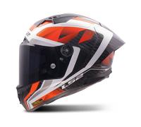Casco Integrale Carbonio LS2 FF805 Thunder C Gp Aero Raute Bianco Rosso M