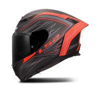 LS2 Helmets Casco integrale FF807 Dragon Subic Rosso Taglia S Uomo