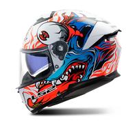 Casco Integrale LS2 FF808 Stream II Bianco/BluM Bianco,Blu