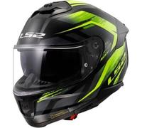 Casco Integrale Ls2 FF808 Stream II Fury Nero H-V Giallo XS