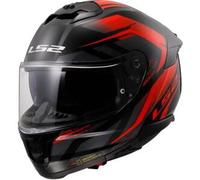 LS2, Casco Moto Integral STREAM II FURY Gloss Black Red, XXL