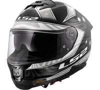 Casco Integrale Ls2 FF808 Stream II Galdam Nero Bianco L