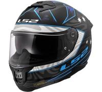 Casco Integrale Ls2 FF808 Stream II Galdam Nero Blu L