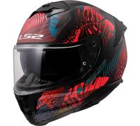 Casco Integrale Ls2 FF808 Stream II Jungle Nero Opaco Rosa Blu S