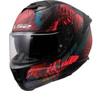 Casco Integrale Ls2 FF808 Stream II Jungle Nero Opaco Rosa Blu XS