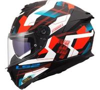 Casco Integrale Ls2 FF808 Stream II MIka Bianco Blu Rosso Opaco XS