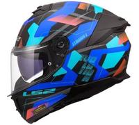 Casco Integrale Ls2 FF808 Stream II MIka Nero Blu Opaco S
