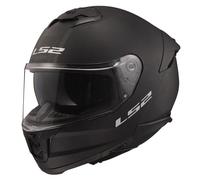 LS2 FF808 Stream II Solid, casco integrale XXL male Nero Opaco