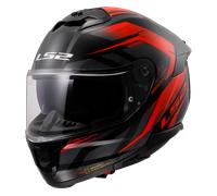 LS2, Caschi integrali moto STREAM II Fury black red, M