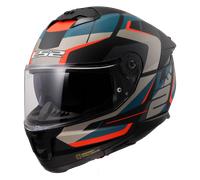 Casco Integrale LS2 FF808 Stream II Road Nero Opaco/BluS Nero Opaco,Blu