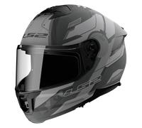 LS2 FF808 Stream II Shadow Casco, grigio, taglia L