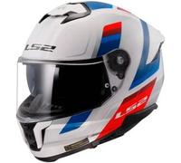 Casco Integrale Ls2 FF808 Stream II Vintage Bianco Blu Rosso S