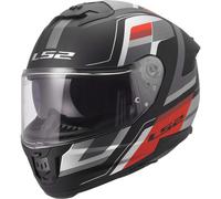 CASCO INTEGRALE LS2 FF808 STREAM II VINTAGE BLACK GREY RED 06 | LS2 | NUOVO - Mo