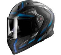 Casco Integrale Ls2 FF811 Vector II Alizer Nero Blu Opaco 3XL