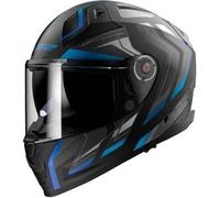 Casco Integrale Ls2 FF811 Vector II Alizer Nero Blu Opaco 4XL
