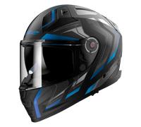 Casco Integrale LS2 FF811 Vector II Alizer Opaco Nero Opaco/BluXS Nero Opaco,Blu