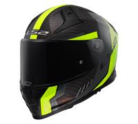 Casco Integrale LS2 FF811 Vector II C Grid Giallo Hi-Vis Opaco4XL Giallo Hi-Vis Opaco