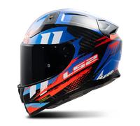 Casco Integrale LS2 FF811 Vector II Carbon Rosso/BluL Rosso,Blu