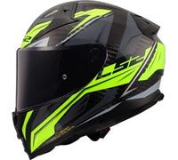Casco Integrale Ls2 FF811 Vector II Carbon Savage Giallo Nero Lucido XS