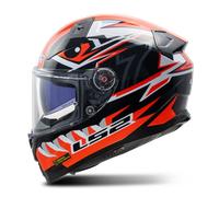 Casco Integrale LS2 FF811 Vector II Nero-Rosso S Nero