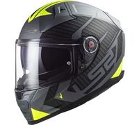 Casco Integrale Ls2 FF811 Vector II Splitter Titanio Giallo Alta Visibilità S
