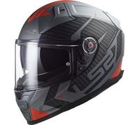Casco Integrale Ls2 FF811 Vector II Splitter Titanio Rosso 3XL