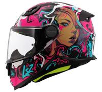 LS2 LS2 - Casco FF812 Kid Cyberg Purple / Cyan M