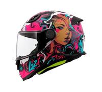 casco infantile ls2 ff812 cyberg - rosa M