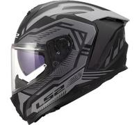 Casco Integrale Ls2 FF817 Challenger II Dravix Grigio Nero XXL