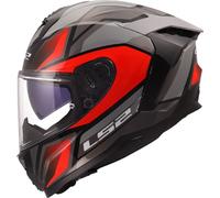 Casco Integrale Ls2 FF817 Challenger II Viper Grigio Rosso Lucido