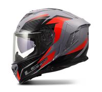 LS2, Casco Moto Integrale STORM III DYNAMO Grey Red, S