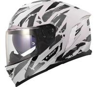 Casco Integrale Ls2 FF818 Storm III Kaos Bianco Grigio Lucido XXL