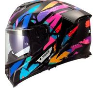 Casco Integrale Ls2 FF818 Storm III Kaos Nero Viola Blu Lucido XXS