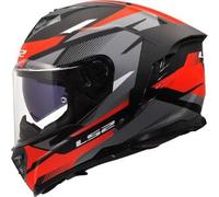 Casco Integrale Ls2 FF818 Storm III Komai Nero Rosso Opaco XL