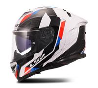 LS2, Casco Moto Integrale STORM III SPORTY White Blue Red, M