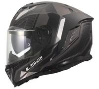 Casco Integrale Ls2 FF818 Storm III Sporty Nero Grigio Opaco XL
