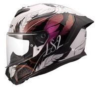 Casco Integrale Ls2 FF820 Rapid III Boho Bianco Nero Rosa Lucido XL