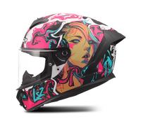 Casco Integrale LS2 FF820 Rapid III Cyberg Viola/CianoS Viola,Ciano