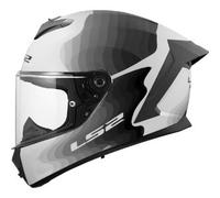 Casco Integrale Ls2 FF820 Rapid III Flow Bianco Grigio Lucido XS