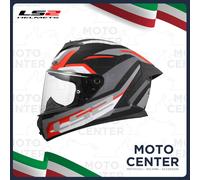 Ls2 Ff820 Rapid Iii Hyper Full Face Helmet Nero,Grigio M