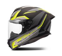 LS2, Casco Moto Integrale RAPID III HYPER Black HV Yellow, M