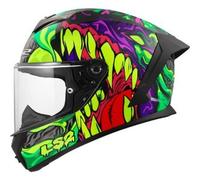 Casco Integrale Ls2 FF820 Rapid III Lycant Viola Verde Lucido XS
