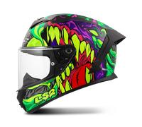Casco Integrale Ls2 FF820 Rapid III Lycant Viola Verde Lucido 3XL