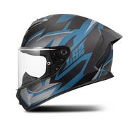Casco Integrale Ls2 FF820 Rapid III Xtrem Nero Blu Petrolio Opaco XXS