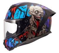 Casco Integrale Ls2 FF820 Rapid III Zombie II Nero Rosso Blu Lucido S