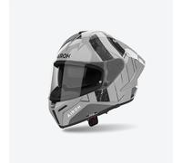 CASCO INTEGRALE MATRYX SCOPE LIGHT GREY GLOSS | AIROH | MotoCharlie