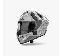 CASCO INTEGRALE MATRYX SCOPE LIGHT GREY GLOSS | AIROH | MotoCharlie