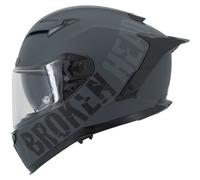Broken Head Street Division Black Shadow Opaco Casco Integrale con Visiera
